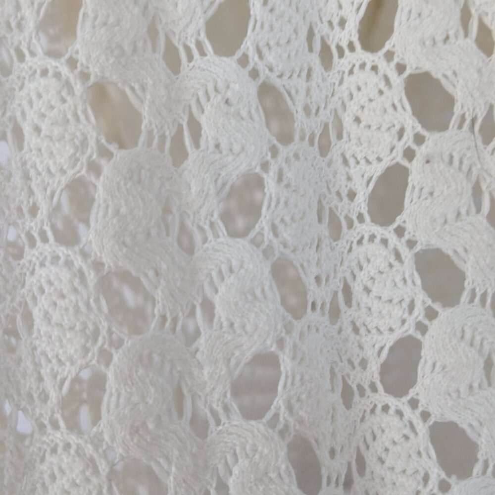 Xhilaration White Knit Dress with slip - Picture 4 of 8